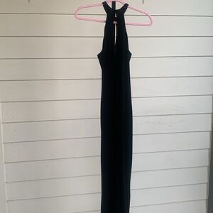 Y2K Alex evenings prom formal halter beaded velvet vintage maxi dress size 6